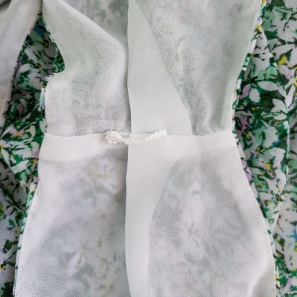 🤍 Banana Republic floral wrap botice tiered sleeveless maxi dress - Picture 11 of 11